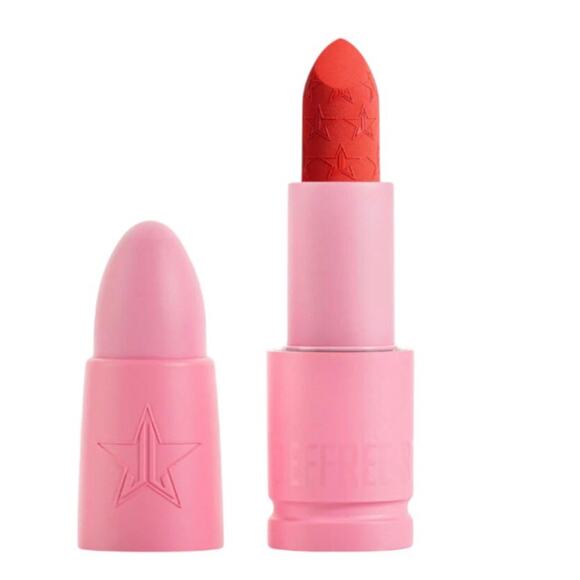 JEFFREE STAR COSMETICS NIB VELVET TRAP Lipstick PRICK Bright Coral Orange - Picture 4 of 14